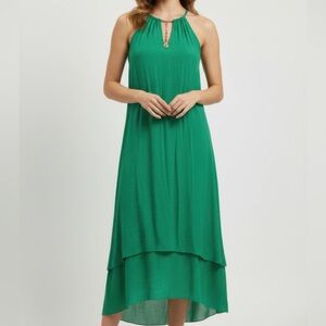 Mlle Gabrielle Solid Sleeveless Dress